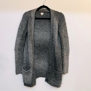 Wilfred Italian Wool Blend Long Grey Cardigan Sweater Size XS